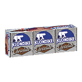 Klondike Double Chocolate chocolate light ice cream with milk chocolate flavored coating, 6 bars Left Picture